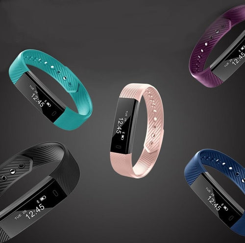 SmartFit Slim Fitness Tracker – Waterproof Activity Monitor Smart Watch with Heart Rate & Sleep Tracking