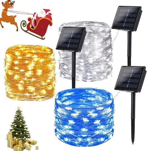 Ambiance Master: Solar Crystal Globe String Lights - 8 Modes for Enchanting Garden & Home Décor