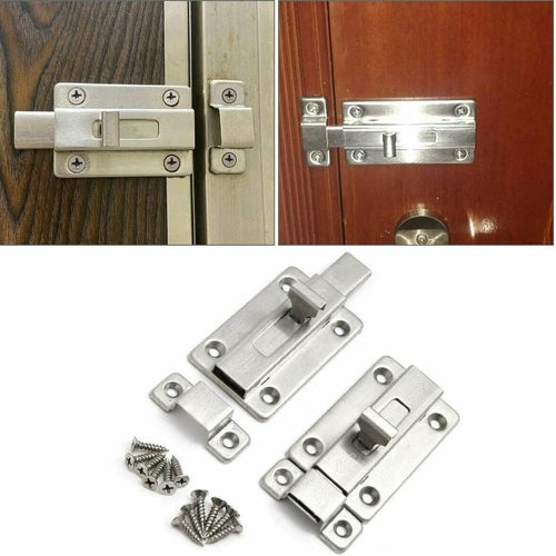 2PCS Portable Door Lock for Travel & Home Security