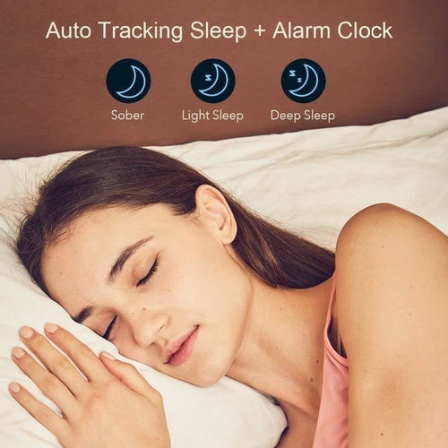 SmartFit Slim Fitness Tracker – Waterproof Activity Monitor Smart Watch with Heart Rate & Sleep Tracking