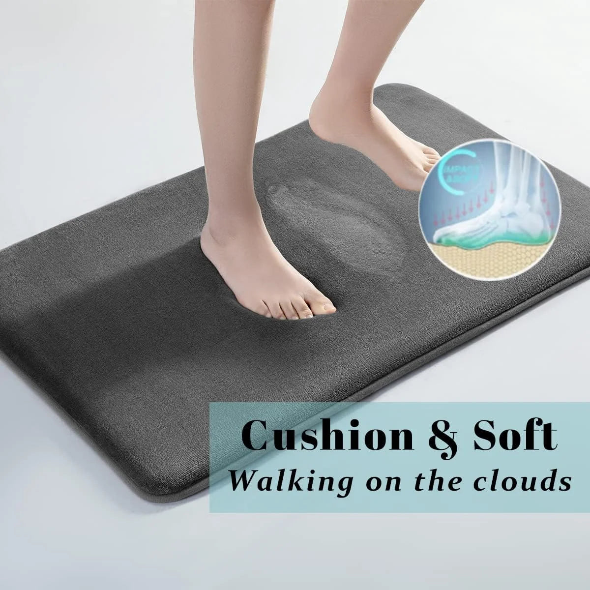 Luxury Anti-Slip Velvet Bath Mat - Ultra Absorbent & Quick Dry