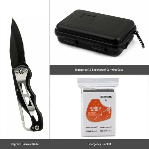 14-in-1 Professional Emergency Survival Kit – Heavy Duty Outdoor Safety & Camping Gear